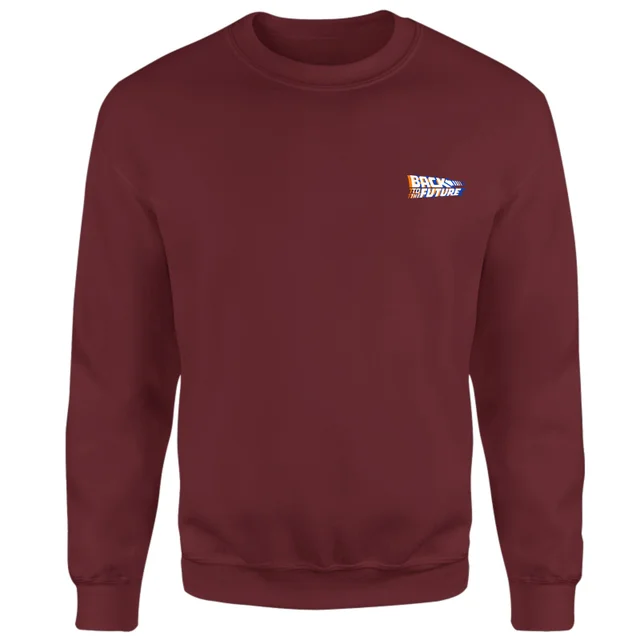 Back To The Future Sweatshirt - Burgundy