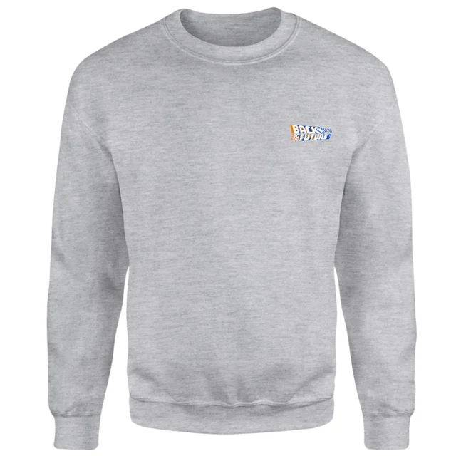 Back To The Future Sweatshirt - Grey