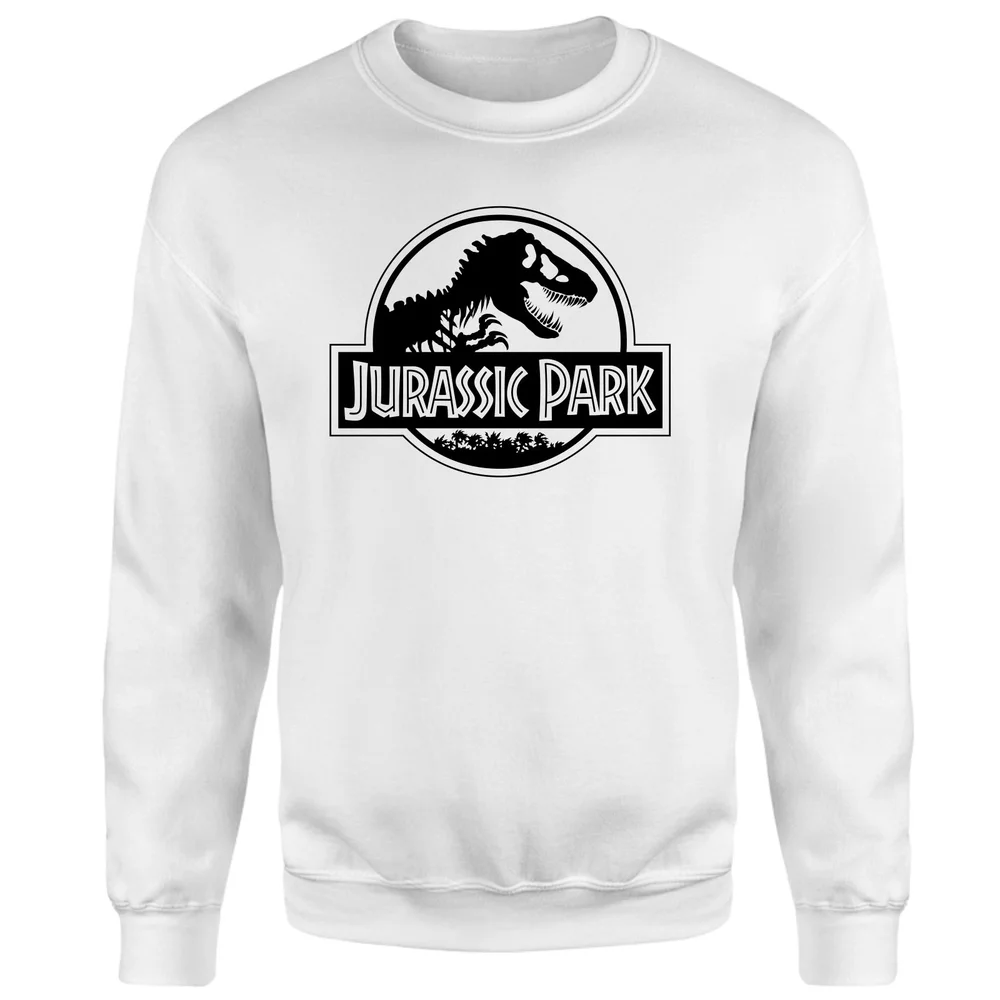 Jurassic Park Logo Sweatshirt - White - S Bild 1