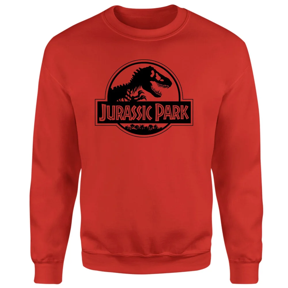 Jurassic Park Logo Sweatshirt - Red - S Bild 1