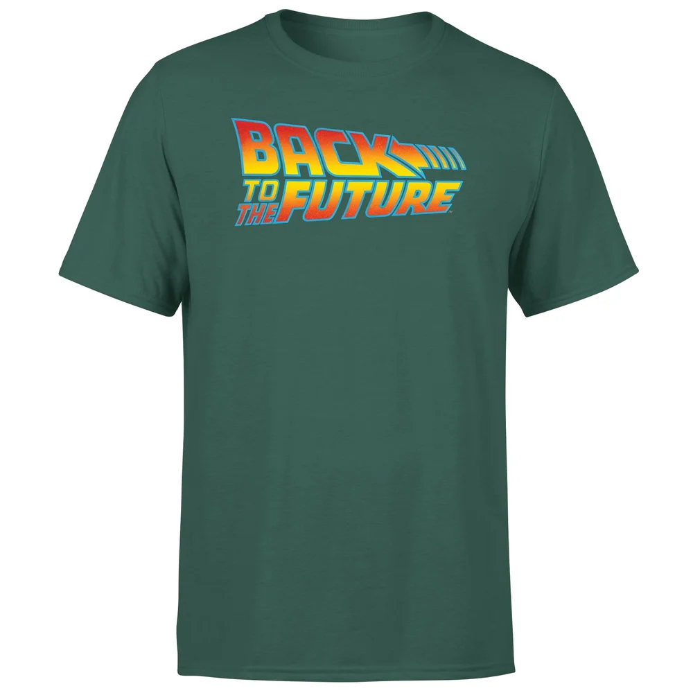 Back To The Future Classic Logo Men's T-Shirt - Green - S Bild 1