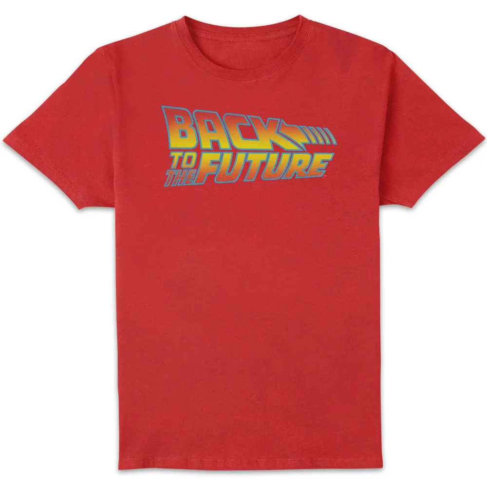 Back To The Future Classic Logo Men's T-Shirt - Red - S Bild 1