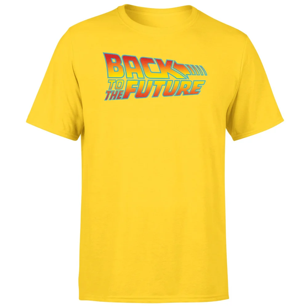 Back To The Future Classic Logo Men's T-Shirt - Yellow - S Bild 1
