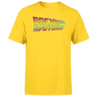 Back To The Future Classic Logo Men's T-Shirt - Yellow - undefined undefined