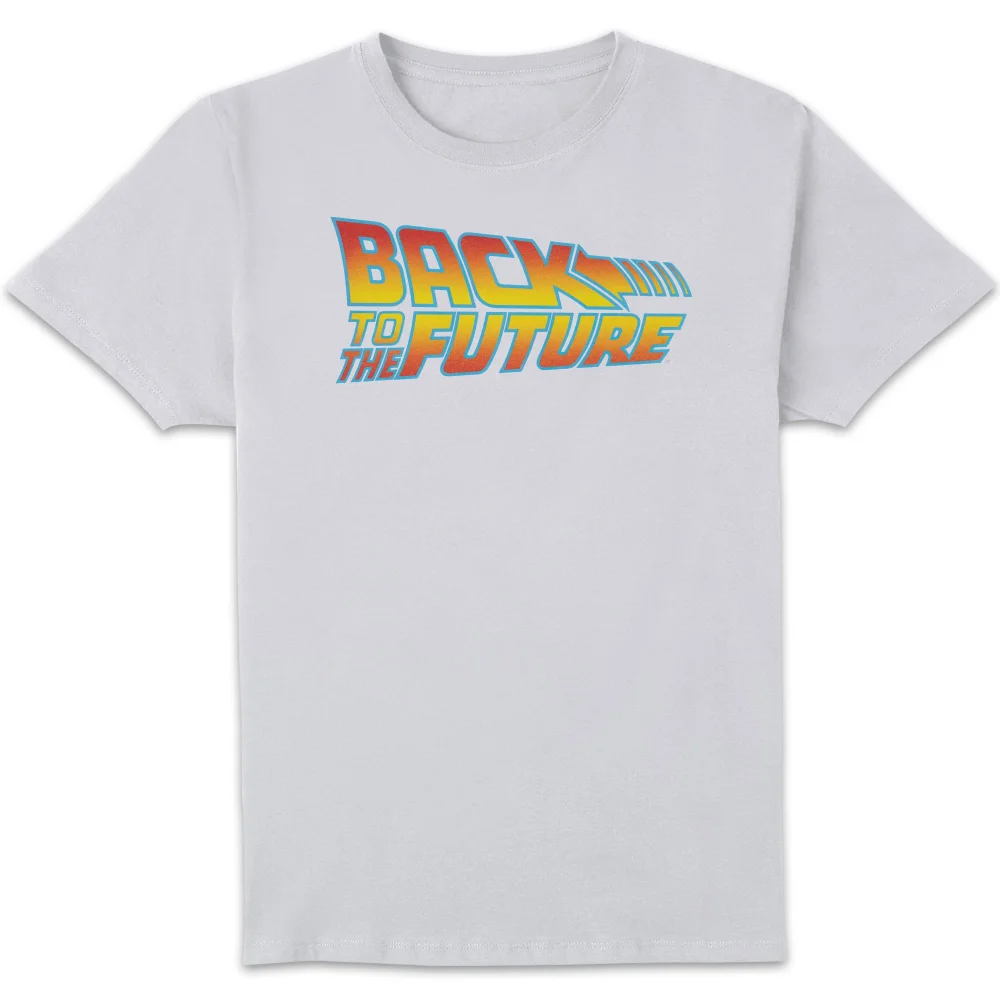Back To The Future Classic Logo Men's T-Shirt - White - S Bild 1