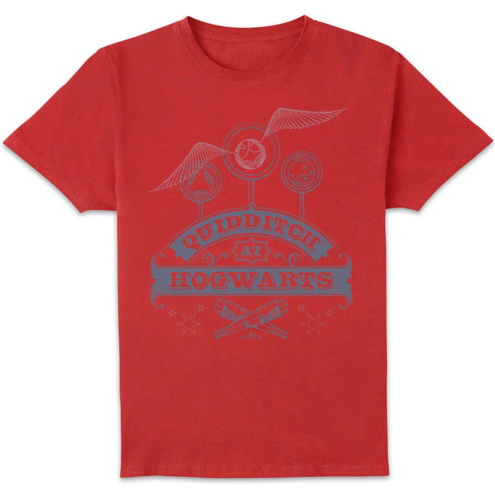 Harry Potter Quidditch At Hogwarts Men's T-Shirt - Red - S Bild 1