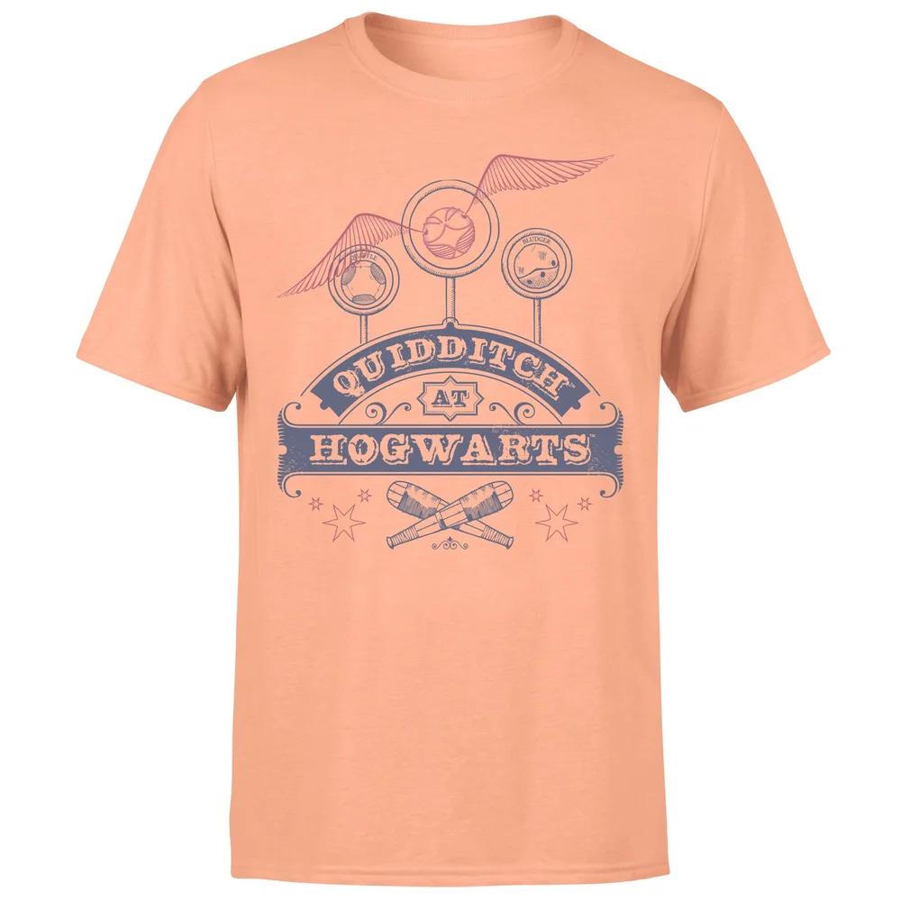 Harry Potter Quidditch At Hogwarts Men's T-Shirt - Coral - S Bild 1