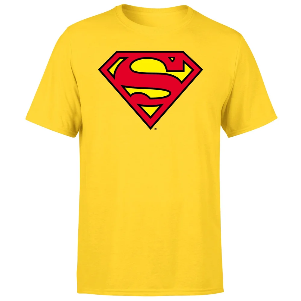 Official Superman Shield Men's T-Shirt - Yellow - S Bild 1