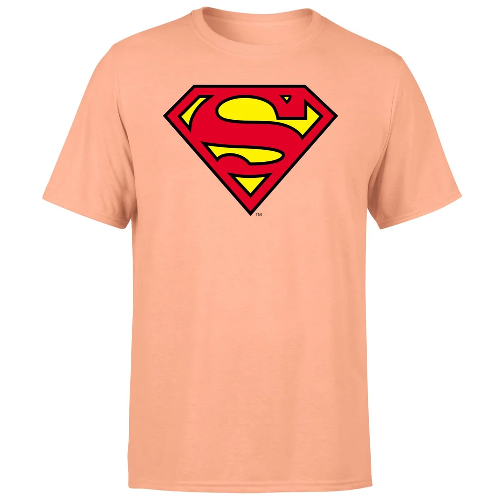 Official Superman Shield Men's T-Shirt - Coral - S Bild 1