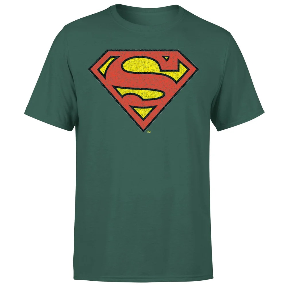 Official Superman Crackle Logo Men's T-Shirt - Green - S Bild 1