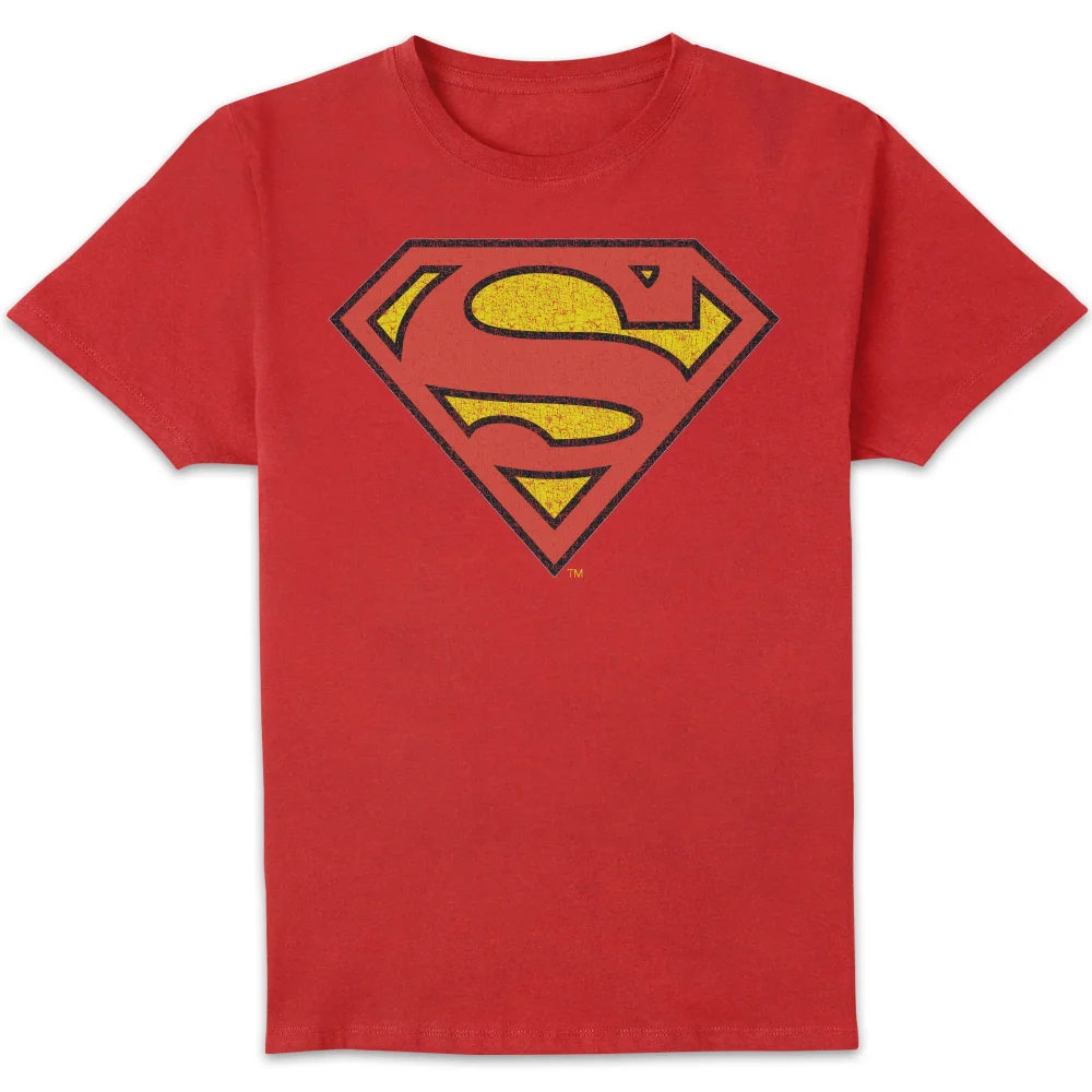 Official Superman Crackle Logo Men's T-Shirt - Red - S Bild 1