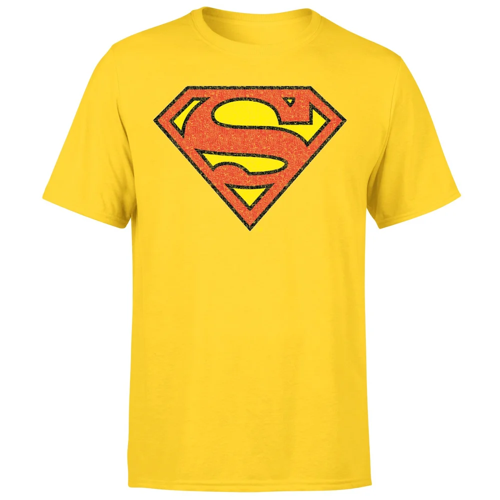 Official Superman Crackle Logo Men's T-Shirt - Yellow - S Bild 1