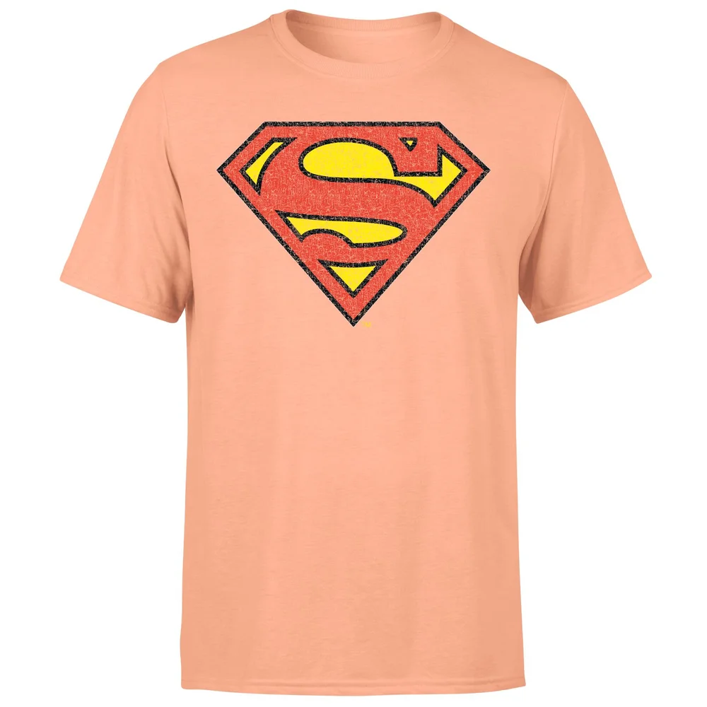 Official Superman Crackle Logo Men's T-Shirt - Coral - S Bild 1