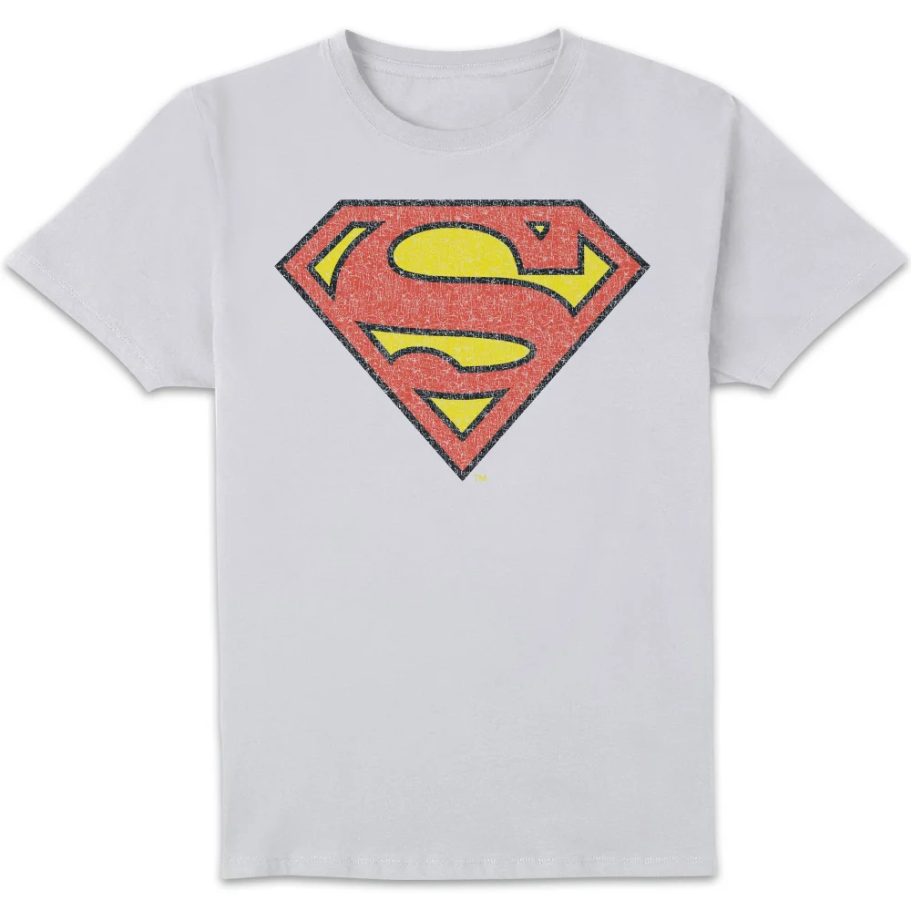 Official Superman Crackle Logo Men's T-Shirt - White - S Bild 1