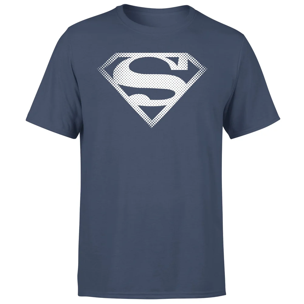 Superman Spot Logo Men's T-Shirt - Navy - S Bild 1