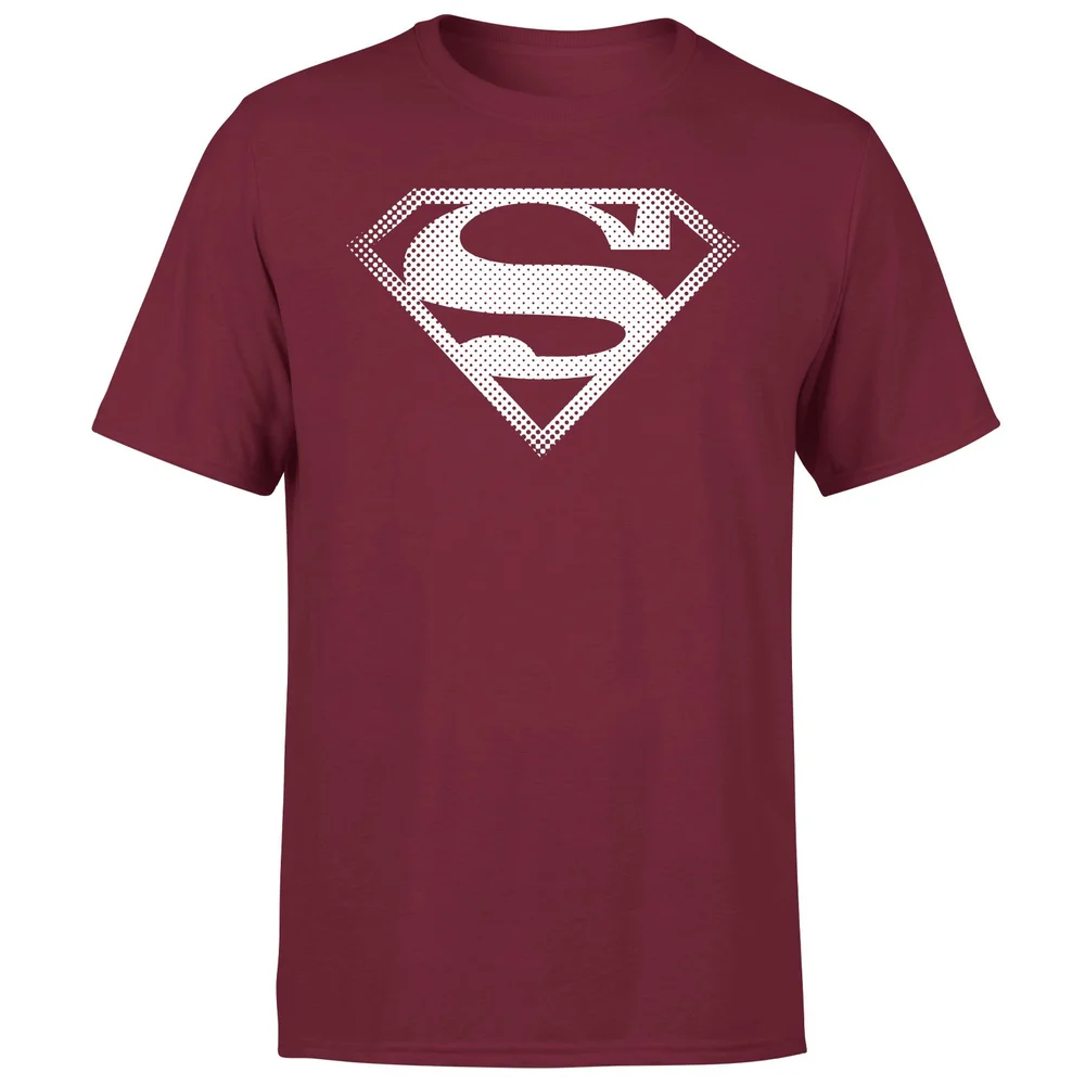 Superman Spot Logo Men's T-Shirt - Burgundy - S Bild 1