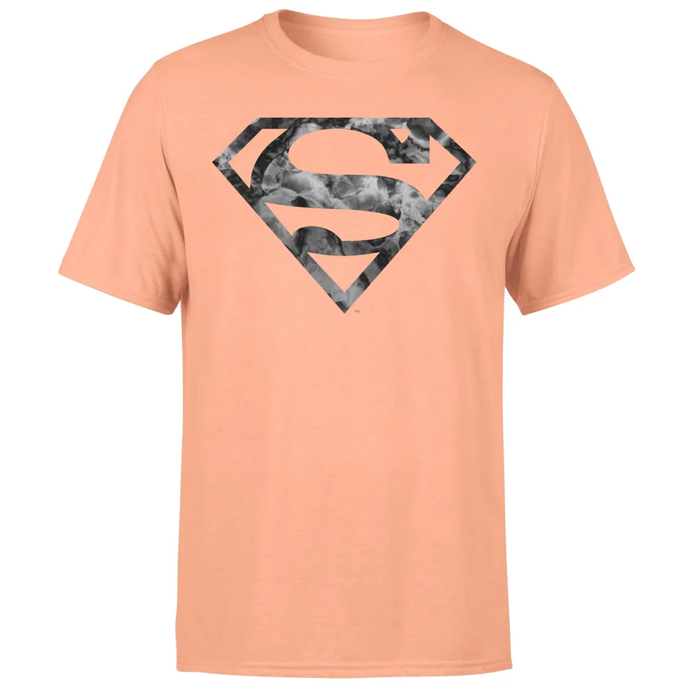 Marble Superman Logo Men's T-Shirt - Coral - S Bild 1