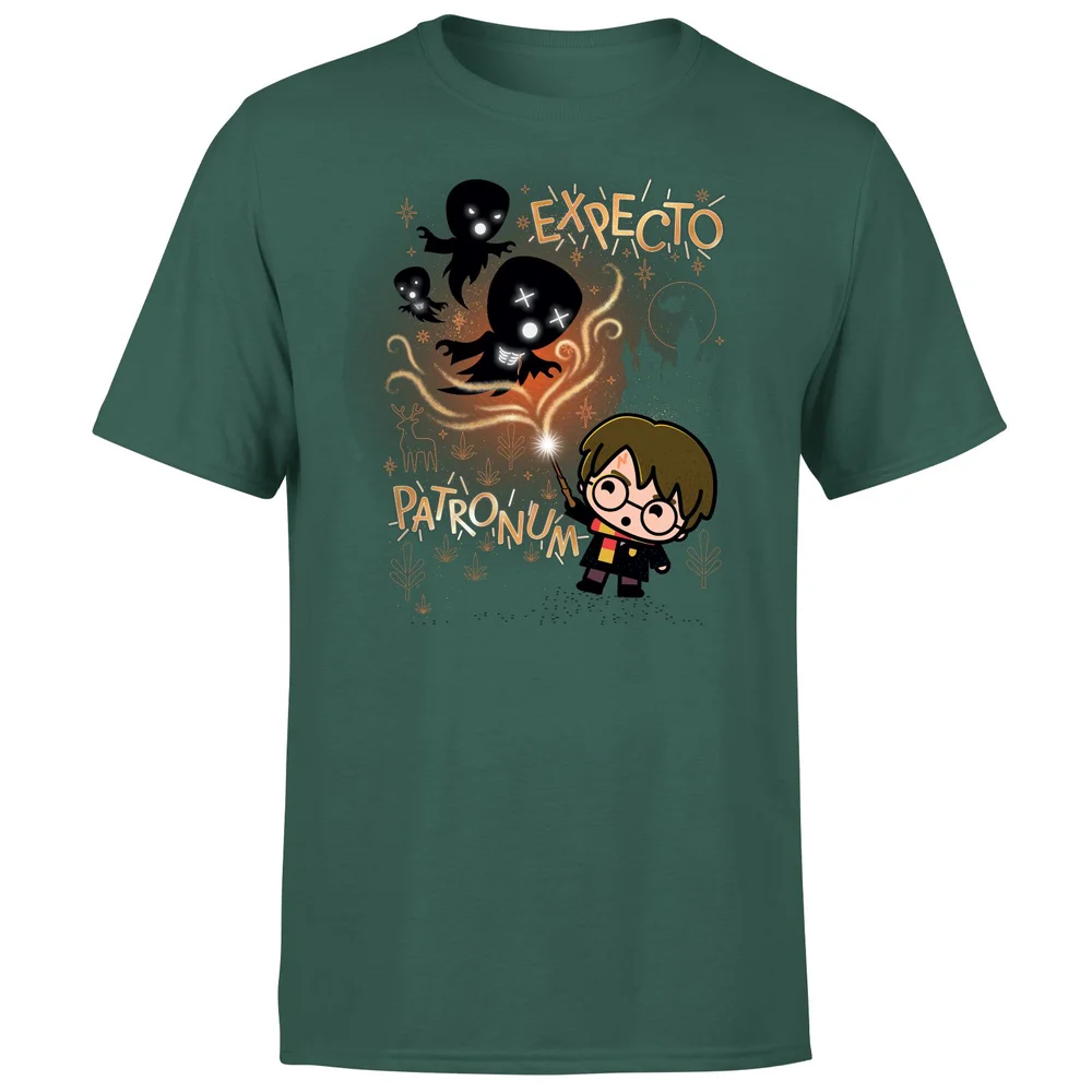 Harry Potter Kids Expecto Patronum Men's T-Shirt - Green - S Bild 1