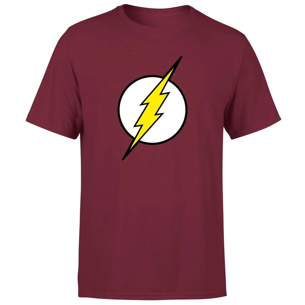 Justice League Flash Logo Men's T-Shirt - Burgundy - S Bild 1