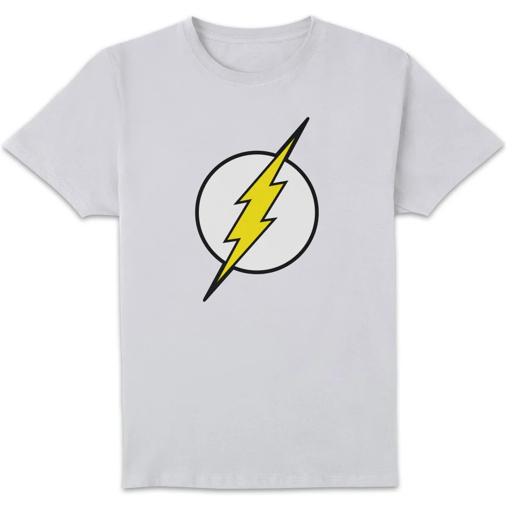 Justice League Flash Logo Men's T-Shirt - White - S Bild 1