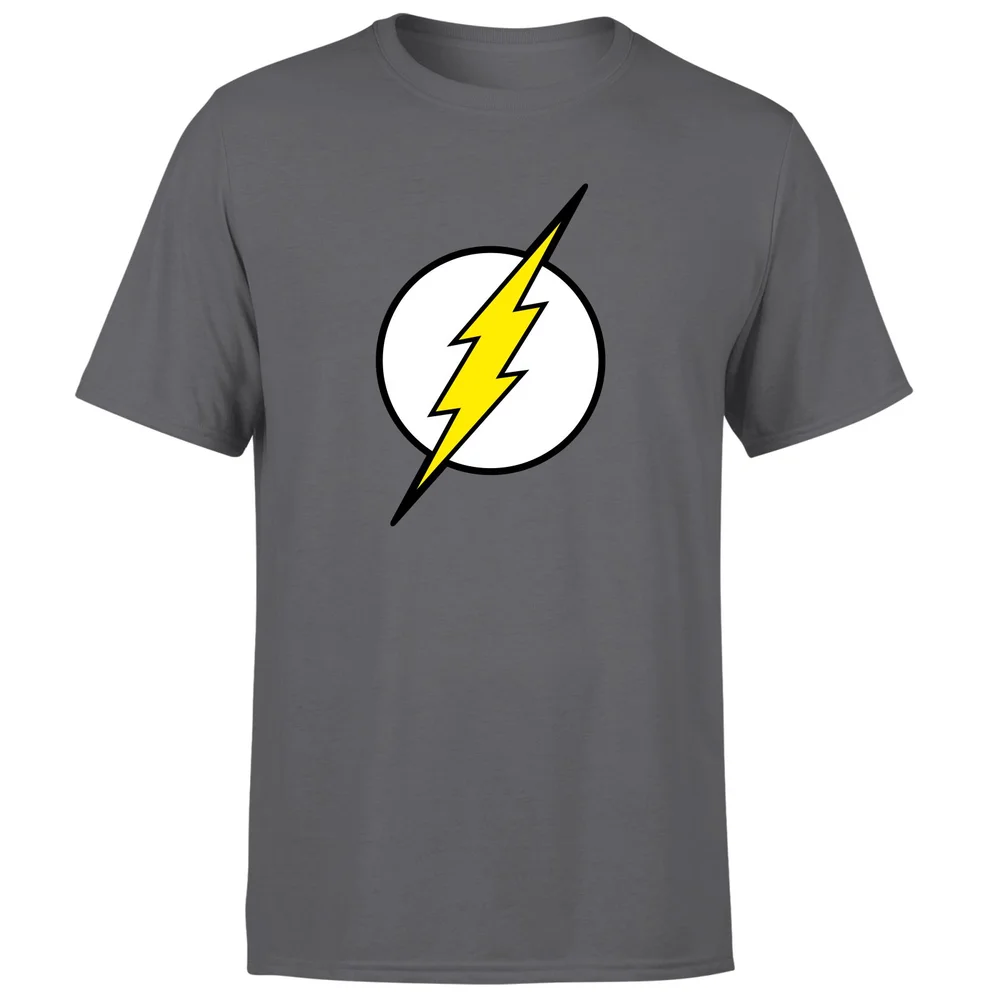 Justice League Flash Logo Men's T-Shirt - Charcoal - L Bild 1