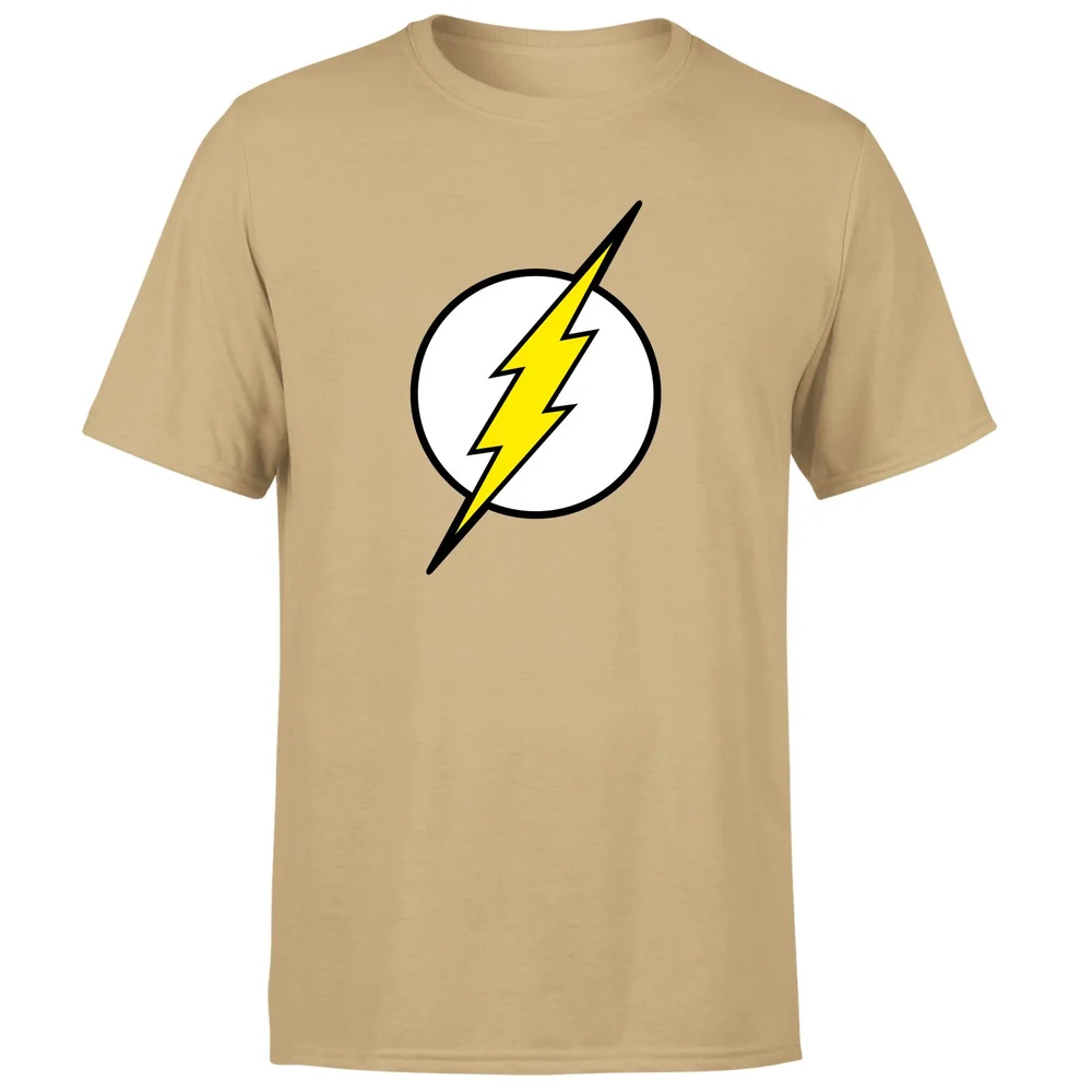 Justice League Flash Logo Men's T-Shirt - Tan - S Bild 1