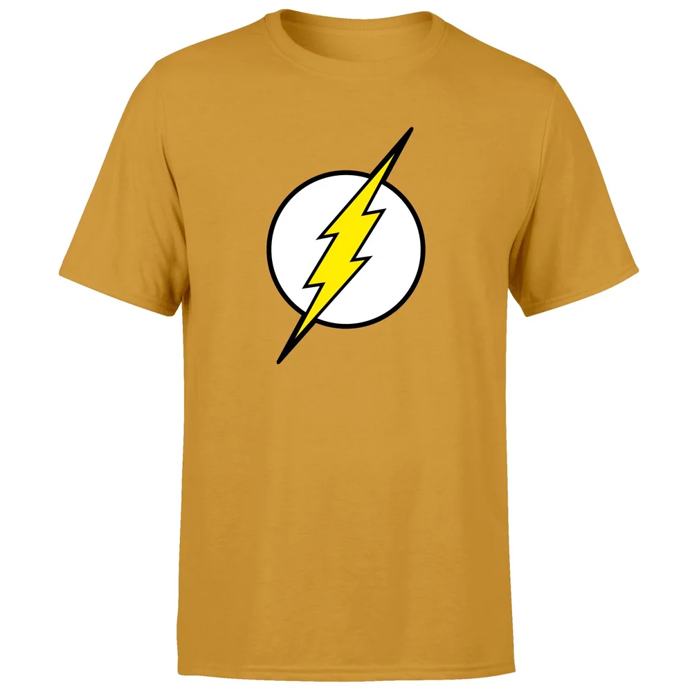 Justice League Flash Logo Men's T-Shirt - Mustard - L Bild 1