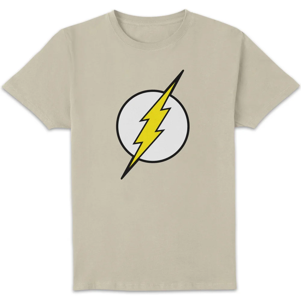 Justice League Flash Logo Men's T-Shirt - Cream - L Bild 1