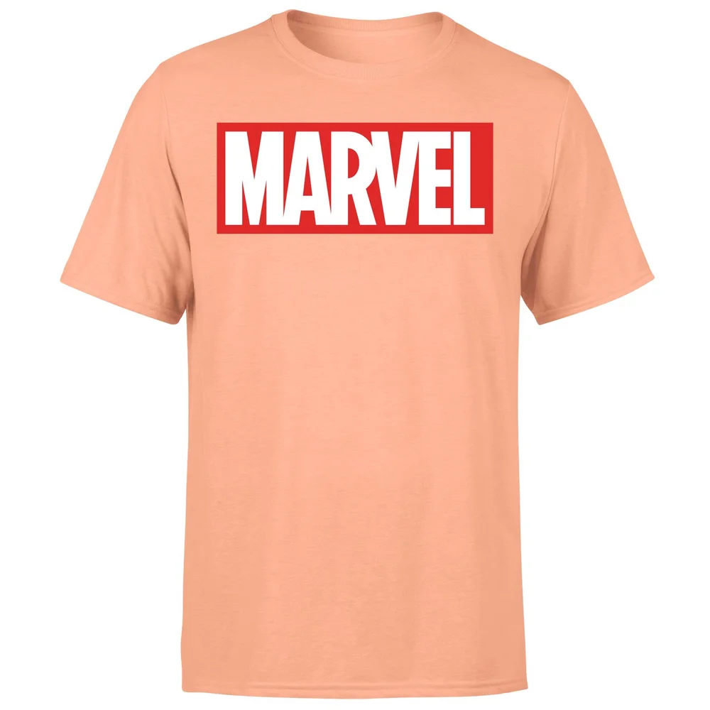 Marvel Logo Men's T-Shirt - Coral - S Bild 1