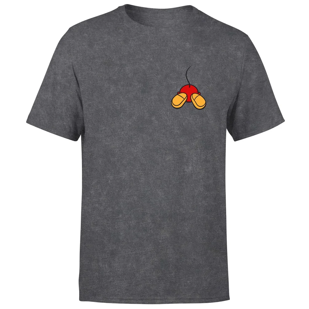 Disney Mickey Mouse Backside Men's T-Shirt - Black Acid Wash - S - Black Acid Wash Bild 1