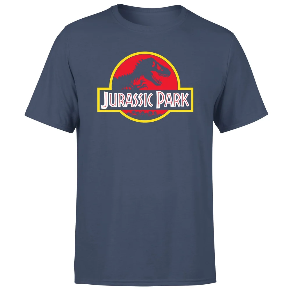 Jurassic Park Logo Men's T-Shirt - Navy - S Bild 1