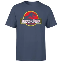Jurassic Park Logo Men's T-Shirt - Navy