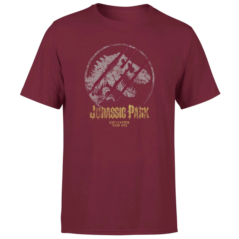 Jurassic Park Lost Control Men's T-Shirt - Burgundy - S Bild 1