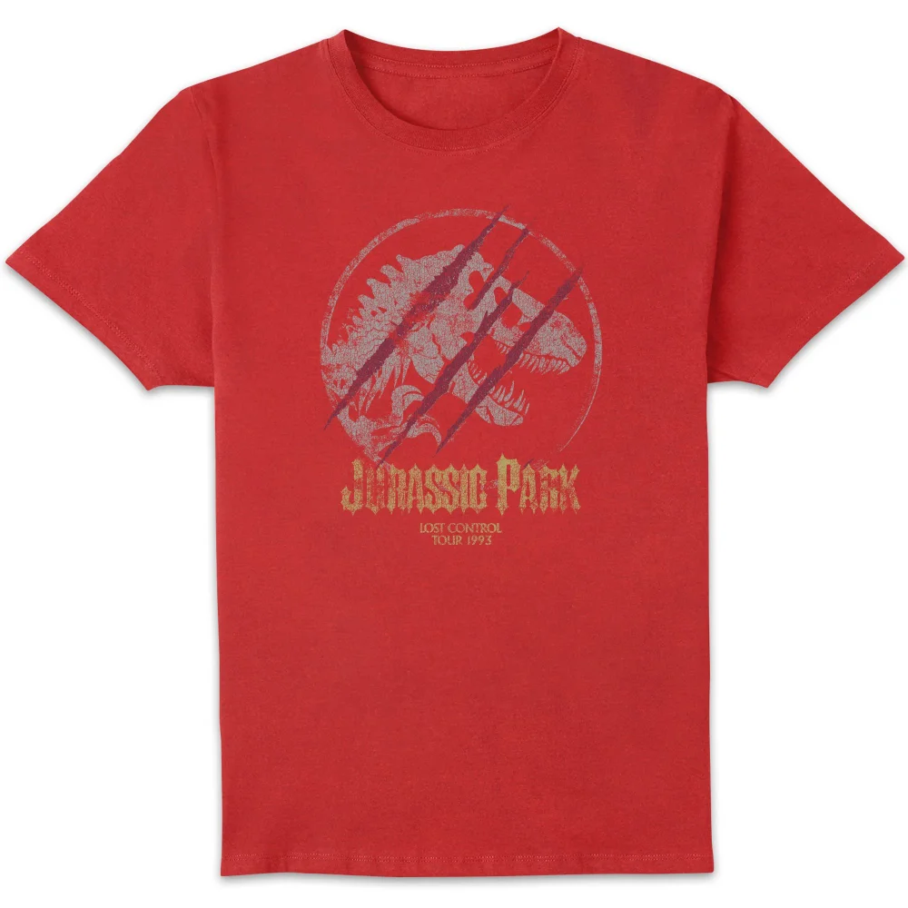 Jurassic Park Lost Control Men's T-Shirt - Red - S Bild 1