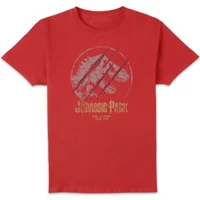 Jurassic Park Lost Control Men's T-Shirt - Red - undefined undefined