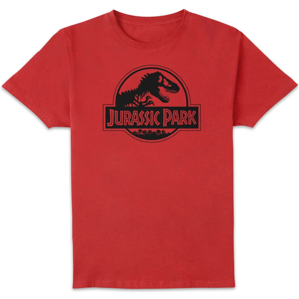 Jurassic Park Logo Men's T-Shirt - Red - S Bild 1
