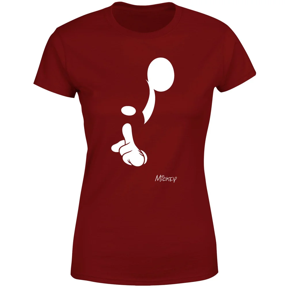 Disney Shush Women's T-Shirt - Burgundy - XS Bild 1