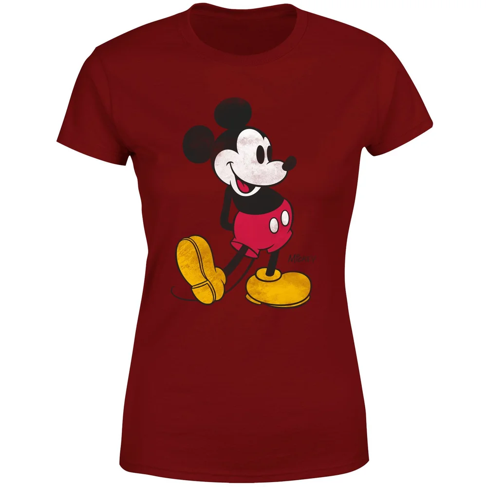 Disney Mickey Mouse Classic Kick Women's T-Shirt - Burgundy - XS Bild 1