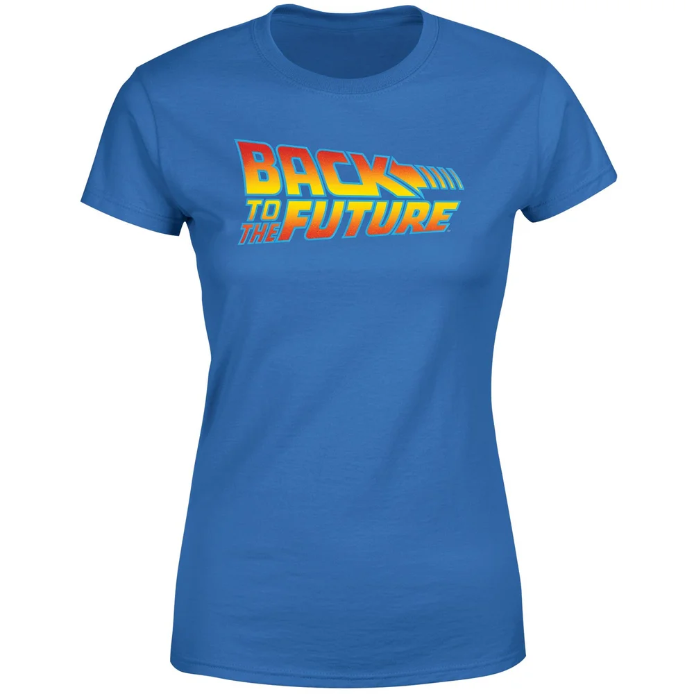 Back To The Future Classic Logo Women's T-Shirt - Blue - S Bild 1