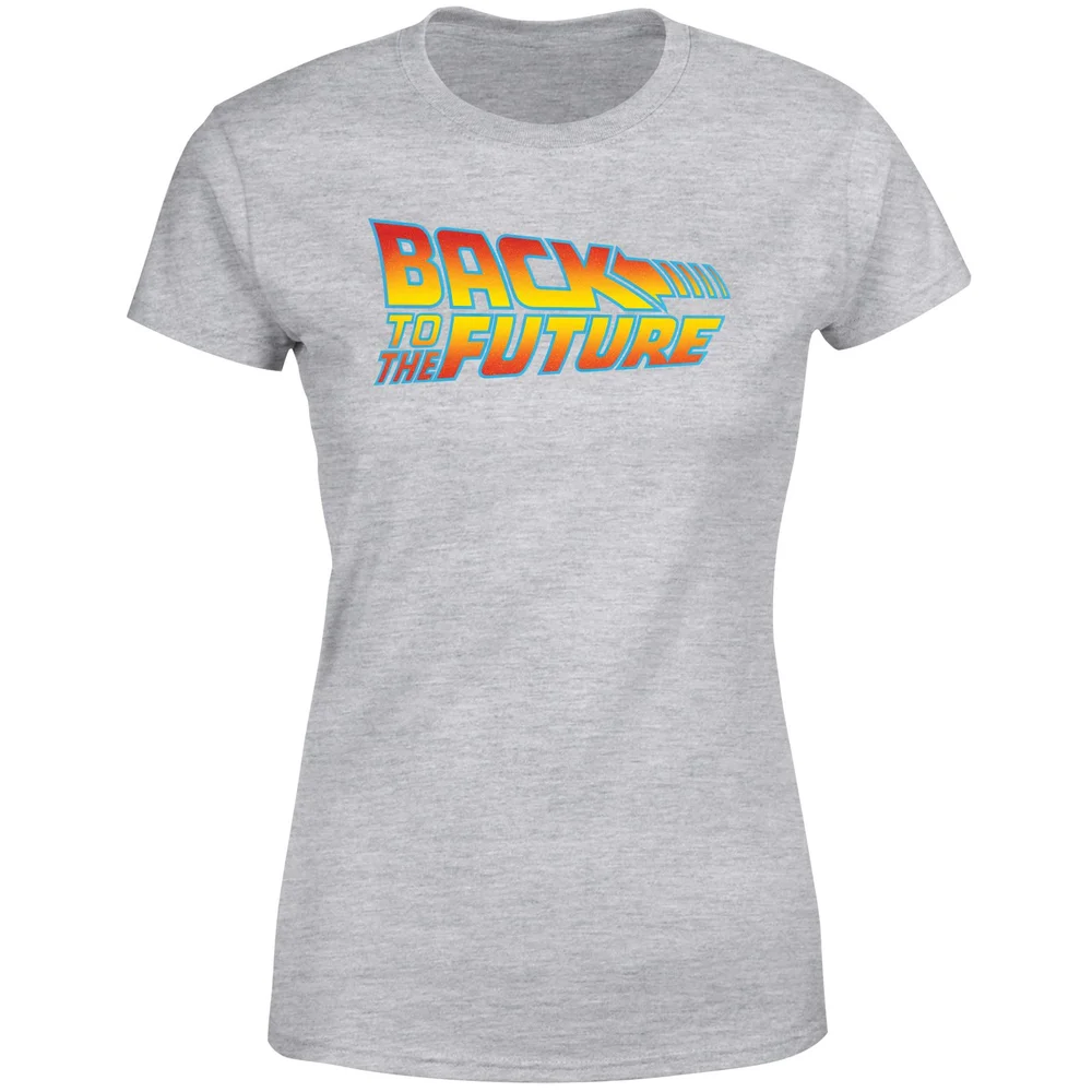 Back To The Future Classic Logo Women's T-Shirt - Grey - XS Bild 1