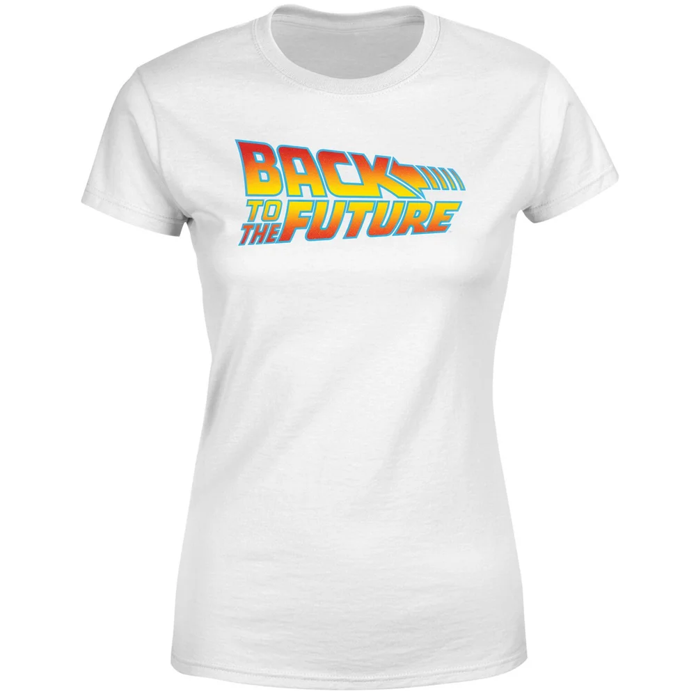 Back To The Future Classic Logo Women's T-Shirt - White - XS Bild 1