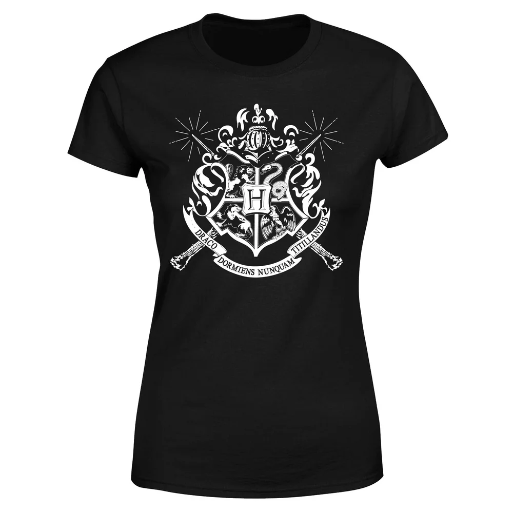 Harry Potter Hogwarts House Crest Women's T-Shirt - Black - XS Bild 1