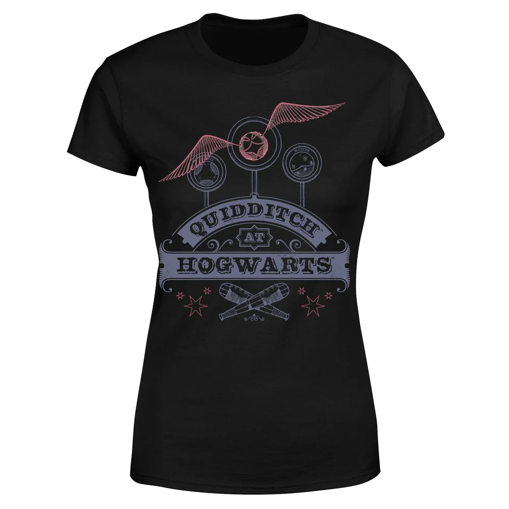 Harry Potter Quidditch At Hogwarts Women's T-Shirt - Black - XS Bild 1
