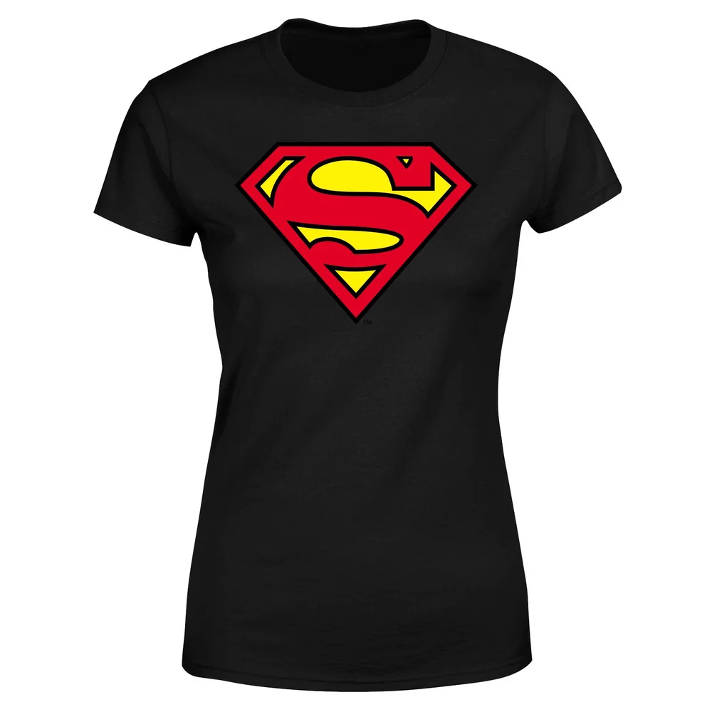 Official Superman Shield Women's T-Shirt - Black - XS Bild 1