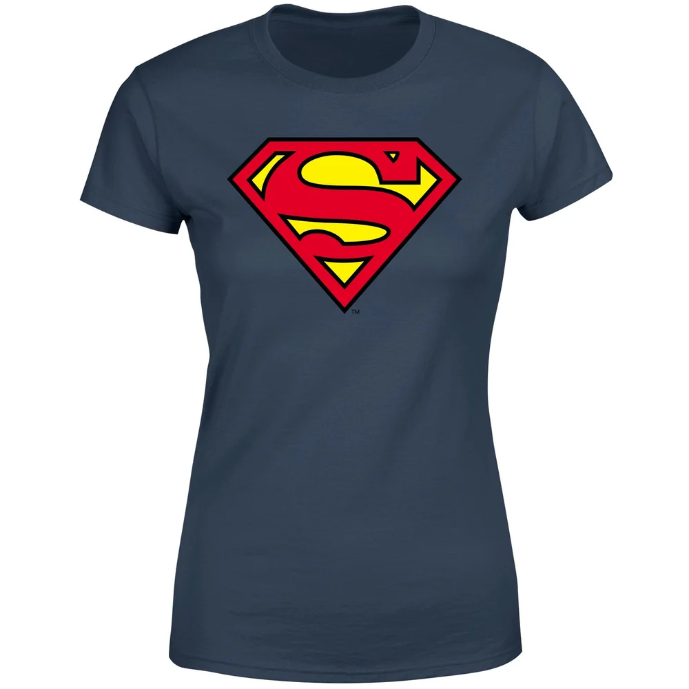 Official Superman Shield Women's T-Shirt - Navy - XS Bild 1