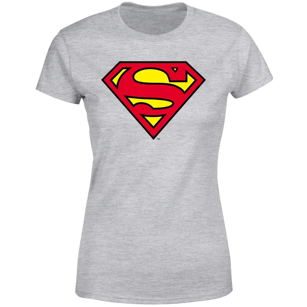 Official Superman Shield Women's T-Shirt - Grey - XS Bild 1