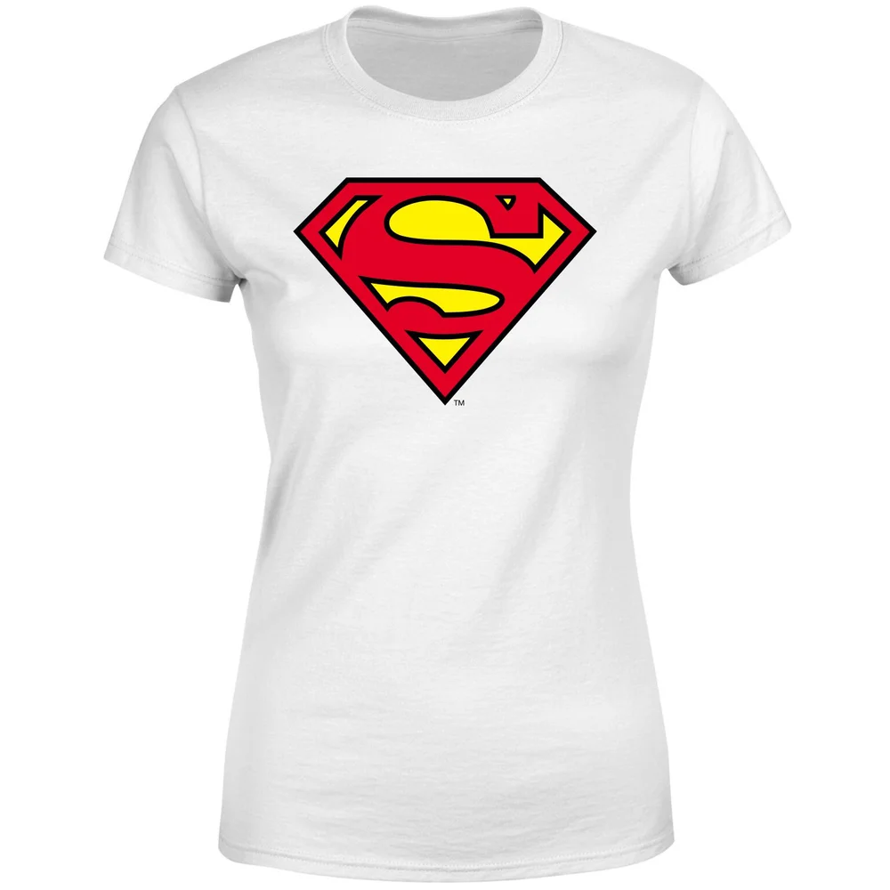 Official Superman Shield Women's T-Shirt - White - XS Bild 1