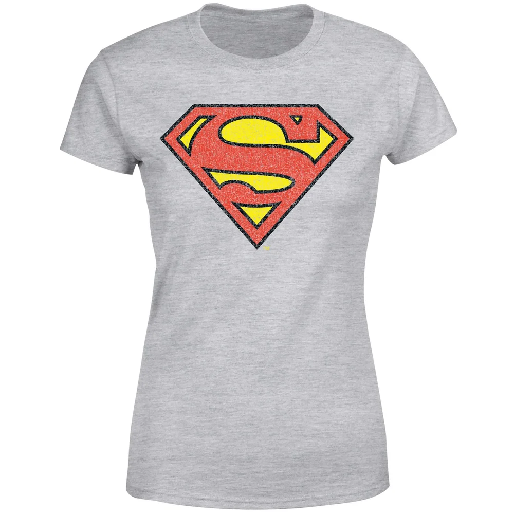 Official Superman Crackle Logo Women's T-Shirt - Grey - XS Bild 1