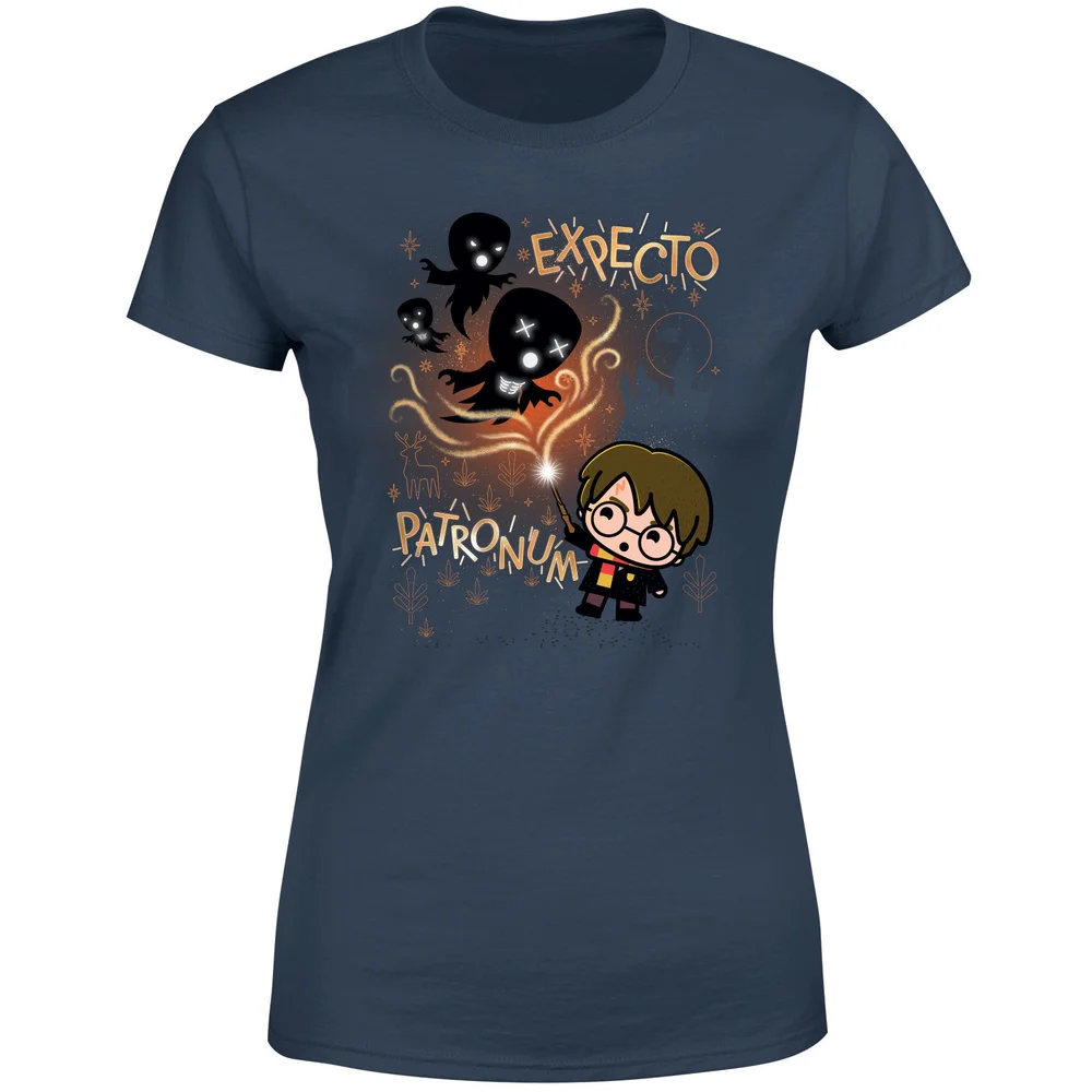 Harry Potter Kids Expecto Patronum Women's T-Shirt - Navy - XS Bild 1