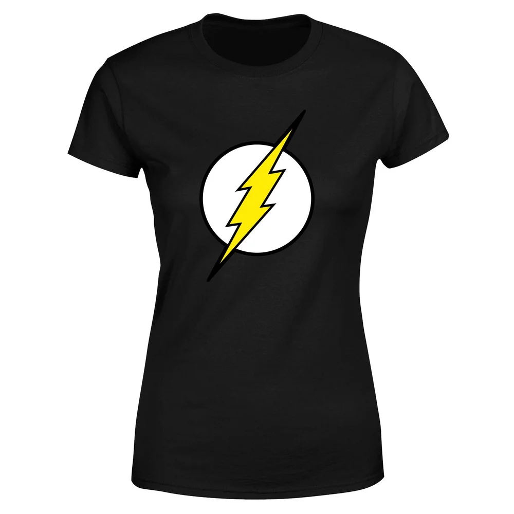 Justice League Flash Logo Women's T-Shirt - Black - XS Bild 1